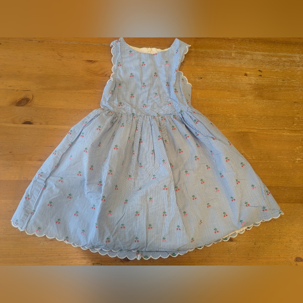 Mini Boden Blue Floral Diaper Cover
